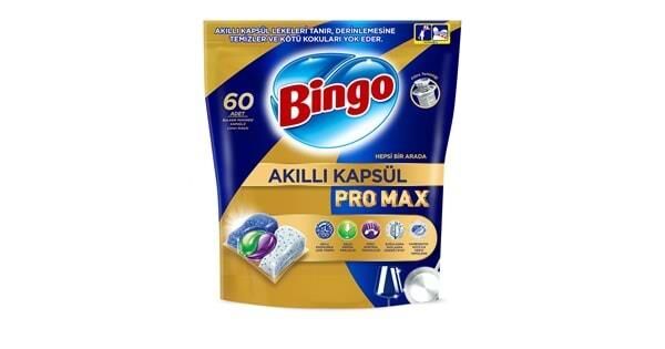 BİNGO AKILLI BULAŞIK KAPSÜLÜ PRO MAX 60LI