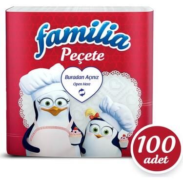 FAMİLYA PEÇETE 100LÜ DESENLİ