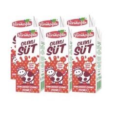 YÖRÜKOĞLU SÜT 180ML 6LI ÇİLEK