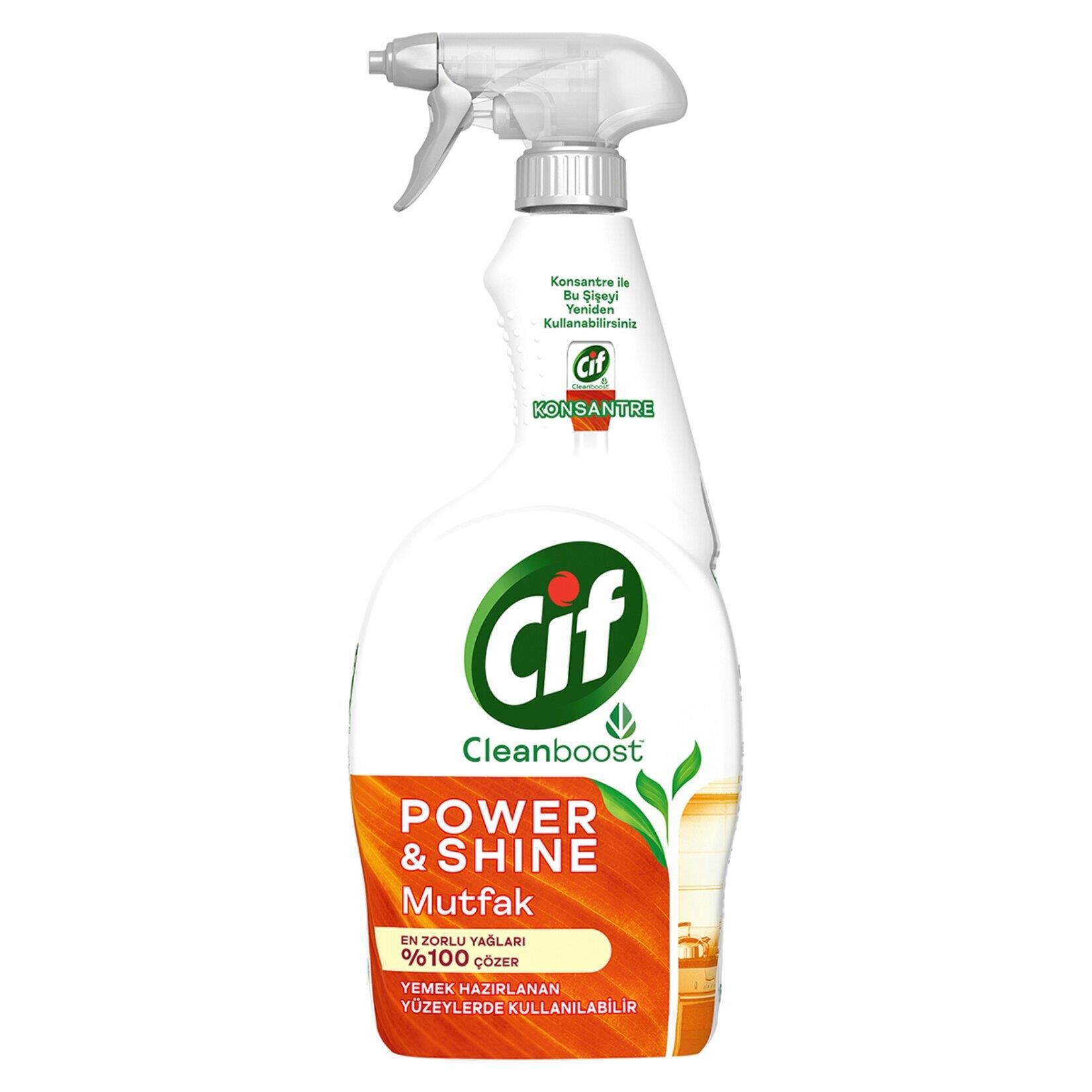 CİF POWER SHINE MUTFAK SPREY 750ML