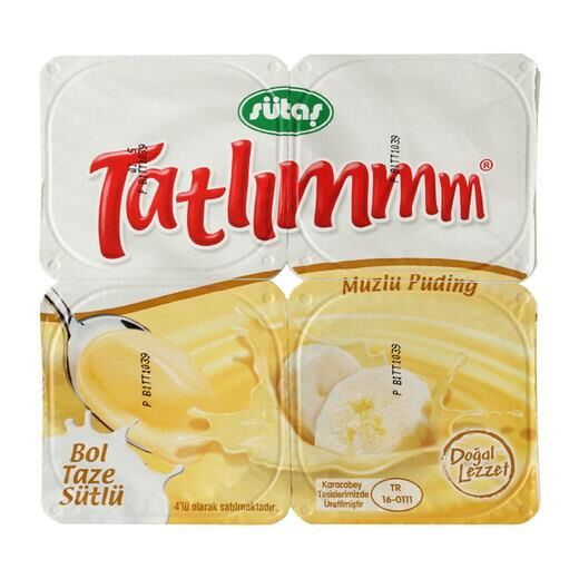 SÜTAŞ 4*65GR TATLIM MUZLU