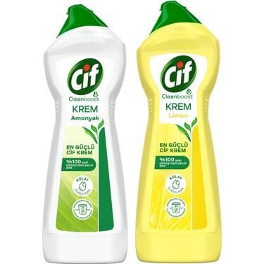 CİF KREM 2Lİ ÜRÜN AMONYAK+LİMON