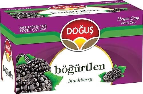 DOĞUŞ ÇAY BİTKİ ÇAYI BÖĞÜRTLEN MEYVE ÇAYI 20Lİ