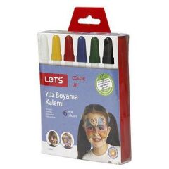LETS L-6806 YÜZ BOYAMA KALEMİ 6 RENK