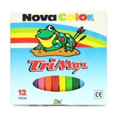 NOVA COLOR KURU BOYA 12Lİ TRIMAX