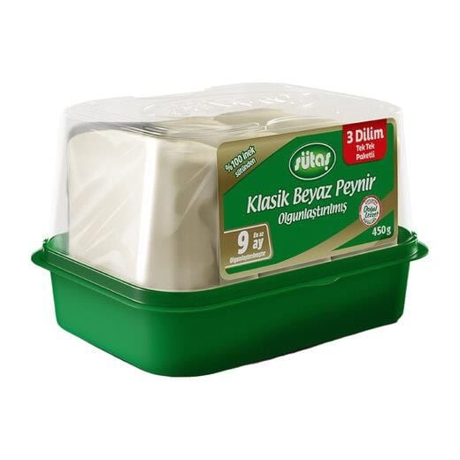 SÜTAŞ KLASİK BEYAZ PEYNİR 450GR 3 DİLİM