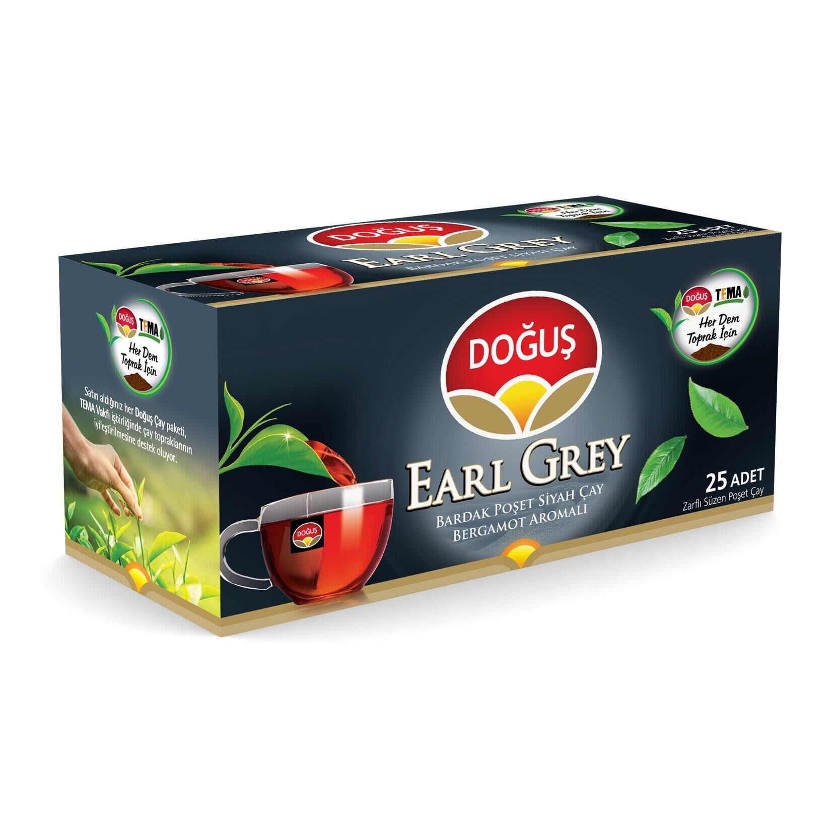 DOĞUŞ ÇAY EARL GREY SÜZEN POŞET 25Lİ
