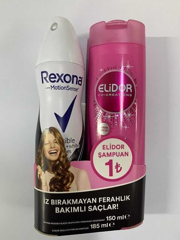 XREXONA DEO 2Lİ B&W 150ML+ELİDOR GÜÇLÜ 185ML