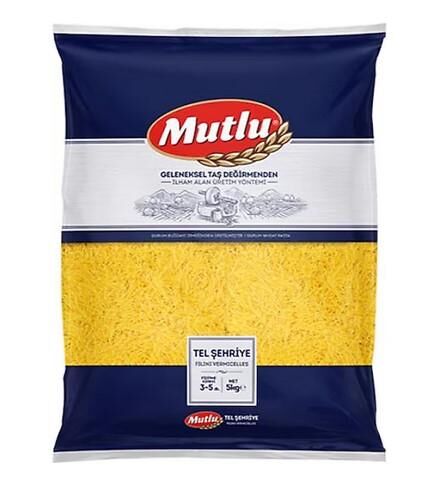MUTLU MAKARNA TEL ŞEHRİYE 5KG
