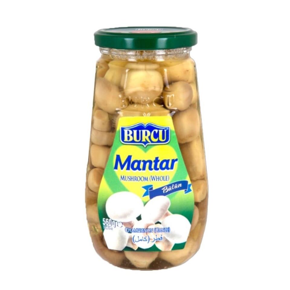 BURCU MANTAR BÜTÜN KONSERVE 560GR CAM