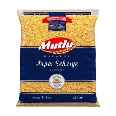 MUTLU MAKARNA ARPA ŞEHRİYE 5KG
