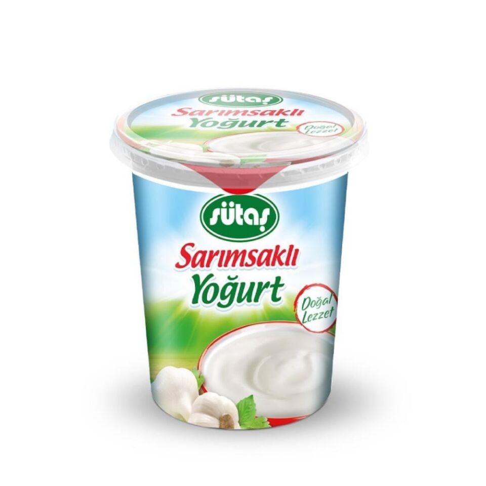 SÜTAŞ YOĞURT 500GR SARIMSAKLI