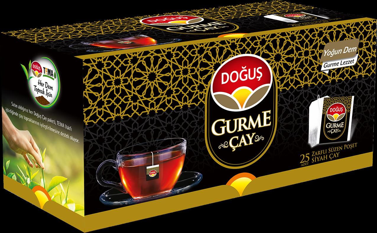 DOĞUŞ ÇAY GURME BARDAK SÜZEN POŞET 25Lİ