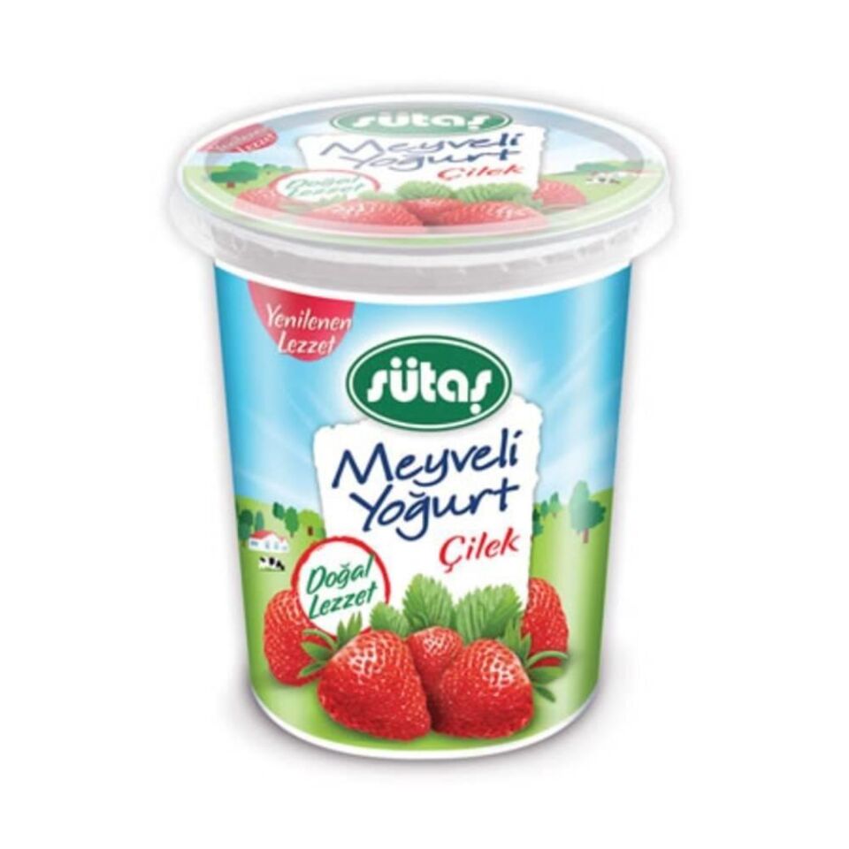 SÜTAŞ MEYVELİ YOĞURT 500GR ÇİLEK