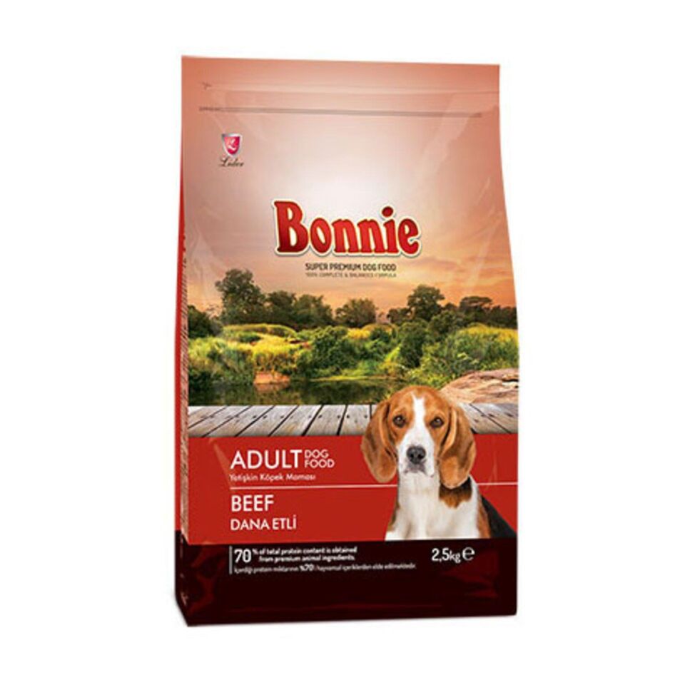 BONNIE KÖPEK MAMASI 2,5KG BEEF YETİŞKİN