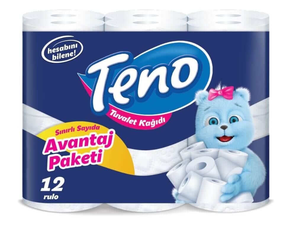 TENO TUVALET KAĞIDI 12Lİ AVANTAJ PAKETİ