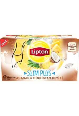 XLİPTON FORM SLIM PLUS ANANAS&HİNDİSTAN CEVİZİ 20