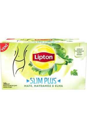 XLİPTON FORM SLIM PLUS MATE&MAYDONOZ&ELMA 20Lİ