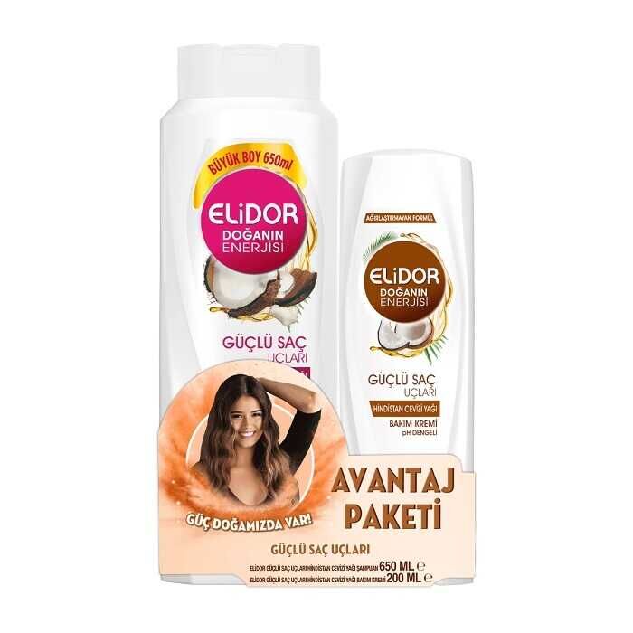 XELİDOR ŞAMPUAN 650ML H.CEVİZİ YAĞI+SAÇ KREMİ 200
