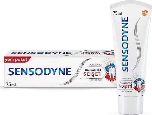 SENSODYNE 75ML DİŞ ETİ HASSASİYETİ&BEYAZLATICI