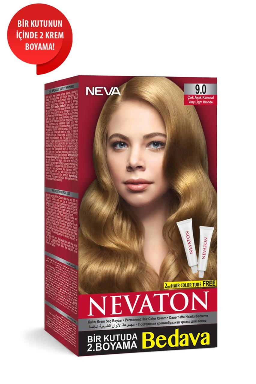 NEVATON SET BOYA 2*50ML  9.0 ÇOK AÇIK KUMRAL