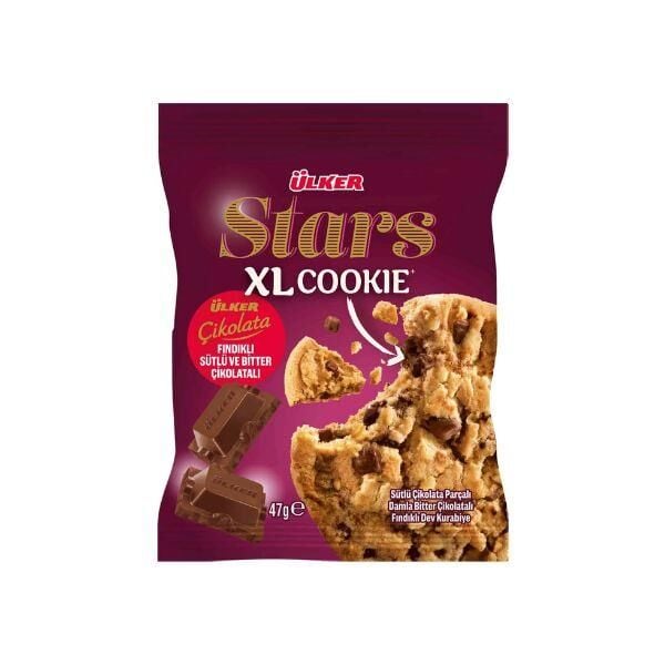 ÜLKER STARS XL COOKIE 47GR ÇİKOLATA
