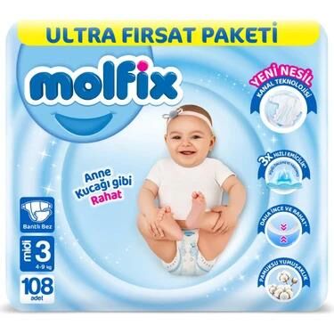 MOLFİX ULTRA FIRSAT PAKETİ 3D NO:3 108Lİ MİDİ