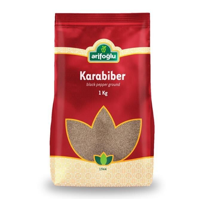 ARİFOĞLU 1KG KARABİBER ÖĞÜTÜLMÜŞ