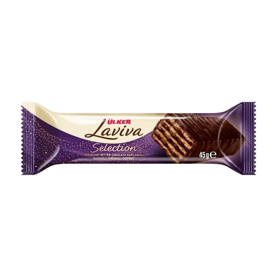 ÜLKER LAVİVA SELECTİON 45GR BİTTER ÇİKOL.GOFRET