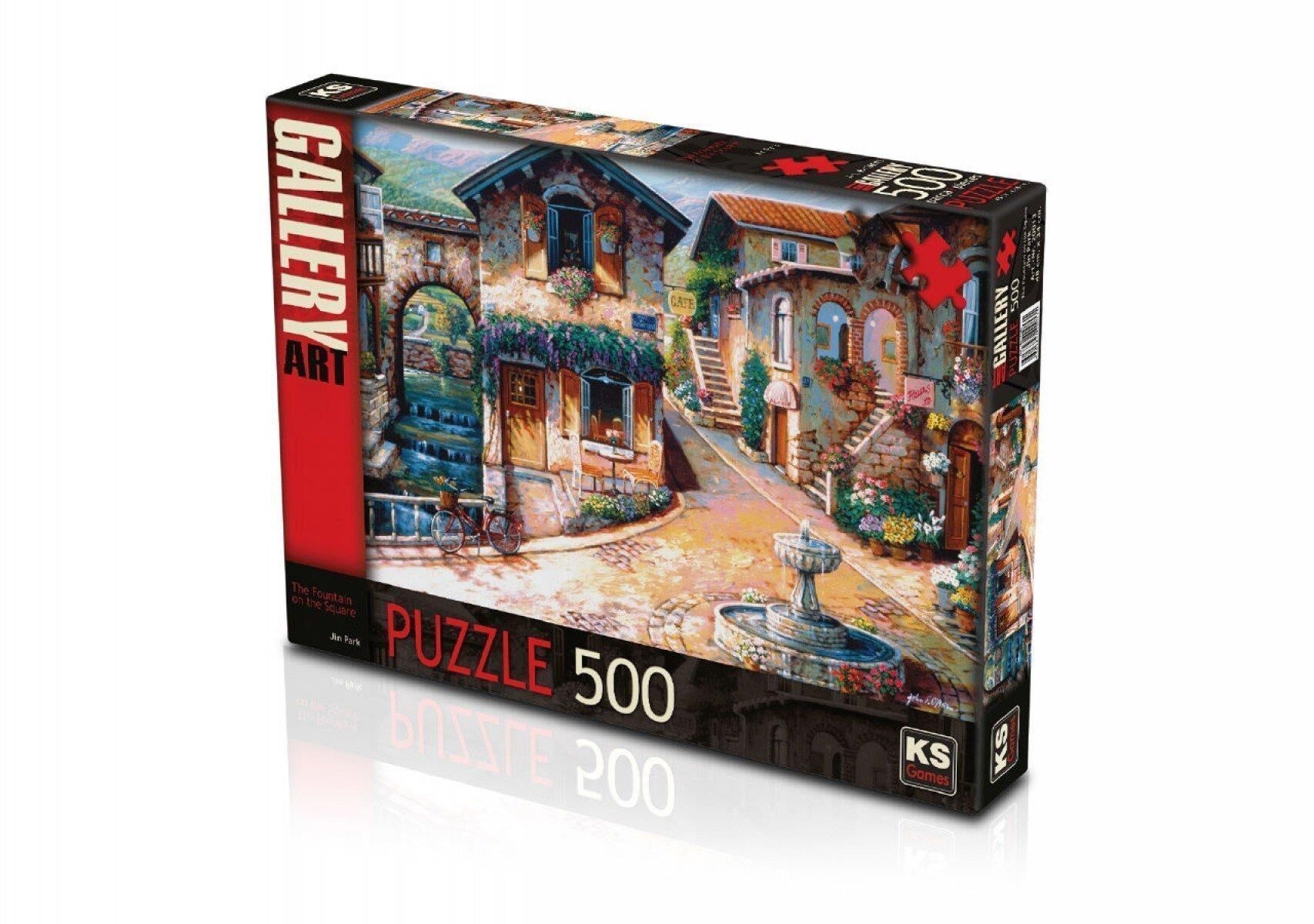 KS GAMES PUZZLE 500 THE FOUNTAİN ON THE SQUARE