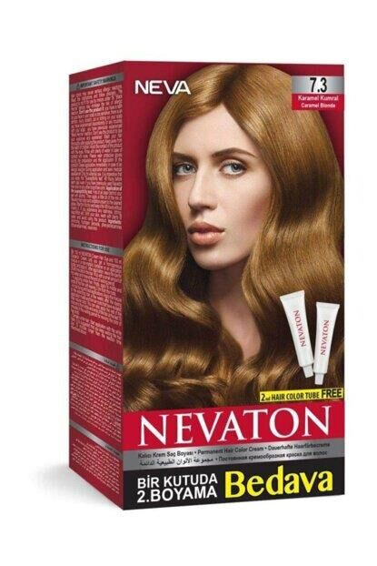 NEVATON SET BOYA 2*50ML  7.3 KARAMEL KUMRAL