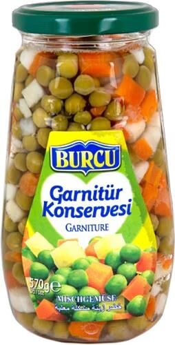 BURCU GARNİTÜR KONSERVE 570GR CAM