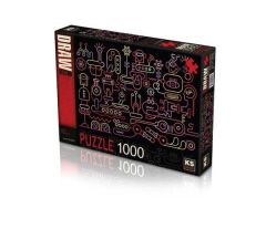 KS GAMES PUZZLE 1000 ROBOT WORKSHOP