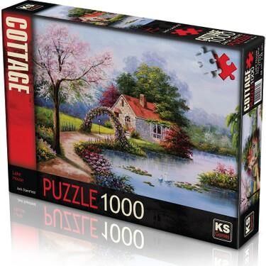 KS GAMES PUZZLE 1000 LAKE HOUSE