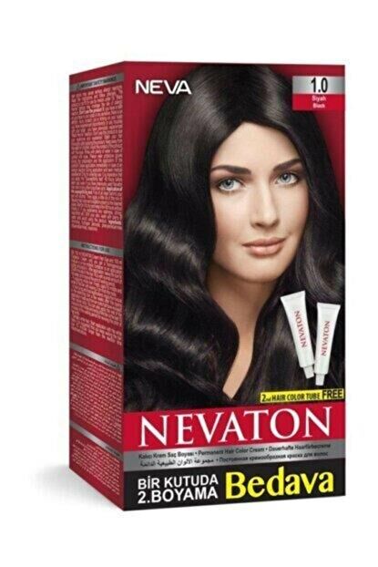 NEVATON SET BOYA 2*50ML 1.0 SİYAH