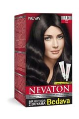 NEVATON SET BOYA 2*50ML 1.0 SİYAH
