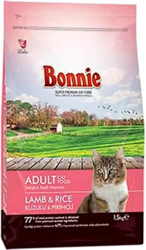 BONNIE CAT KUZU & PİRİNÇ 1,5 KG