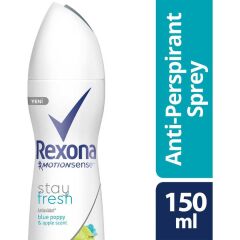 REXONA DEODORANT BYN STAY FRESH BLUE POP& AP 150ML