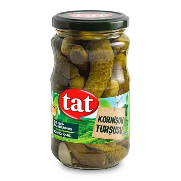 TAT KORNİŞON TURŞU 350GR CAM