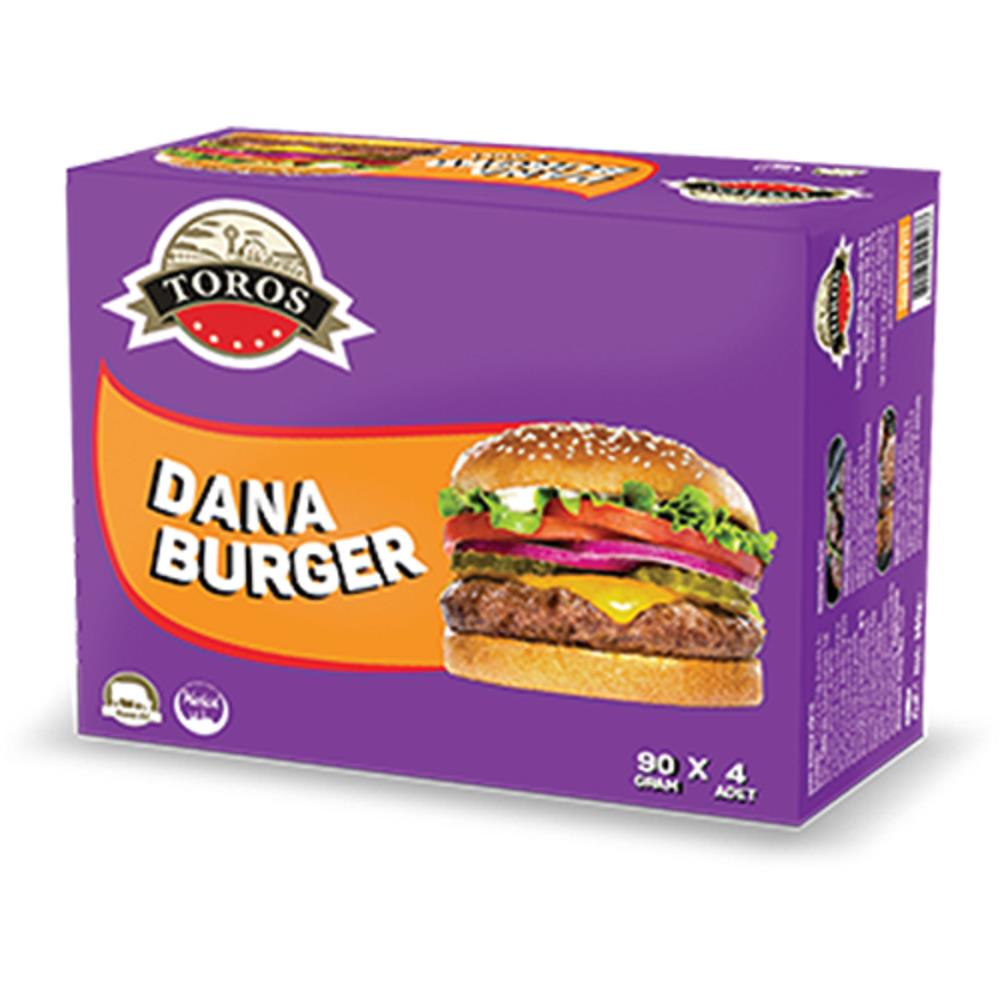 TOROS DANA BURGER KÖFTE  4 ADET 360GR