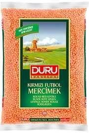 DURU MERCİMEK 1KG KIRMIZI FUTBOL