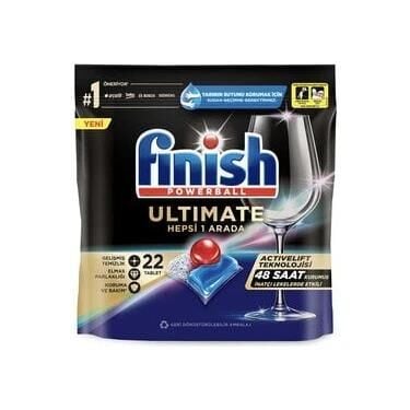 FİNİSH BULAŞIK MAKİNASI TABLETİ 22Lİ ULTİMATE