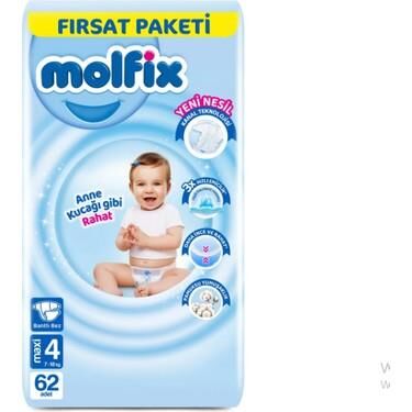 MOLFİX FIRSAT PAKET NO:4 MAXİ 62Lİ
