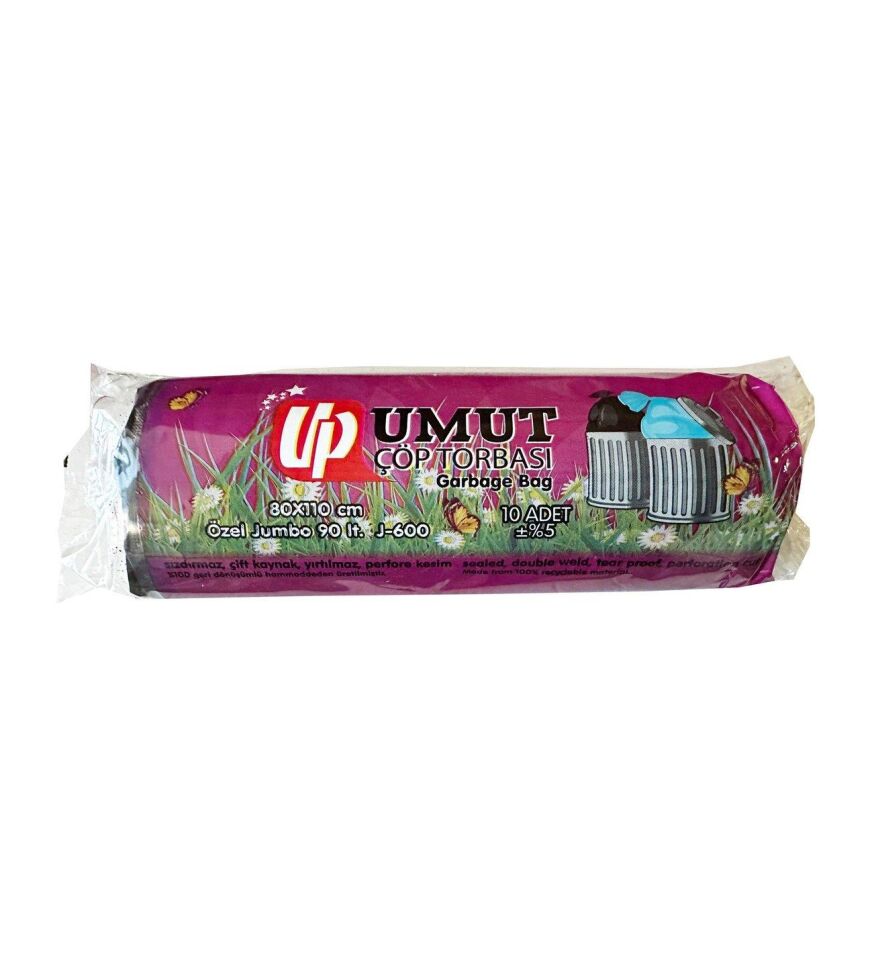 UMUT ÇÖP POŞETİ 80X110 600GR SİYAH