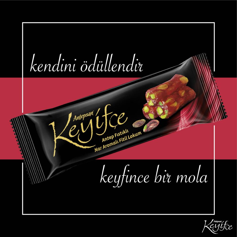 ANTEPSAN KEYİFÇE ANTEP FISTIK NAR AROMA LOKUM 70G