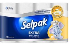 SELPAK HAVLU 8Lİ EXTRA YAĞ EMİCİ