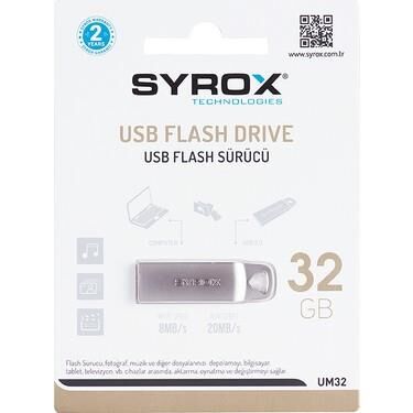 SYROX 32GB METAL FLASH BELLEK