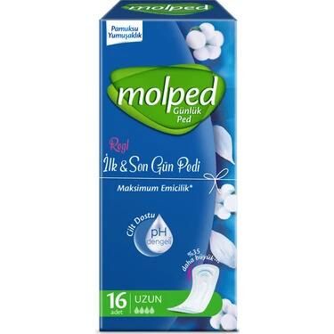 MOLPED GÜNLÜK PED İLK&SON GÜN PEDİ 16LI