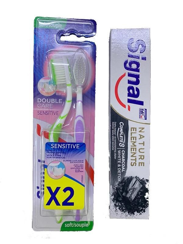 Signal Diş Macunu 75ml+Diş Fırçası Yumuşak 2li (3)