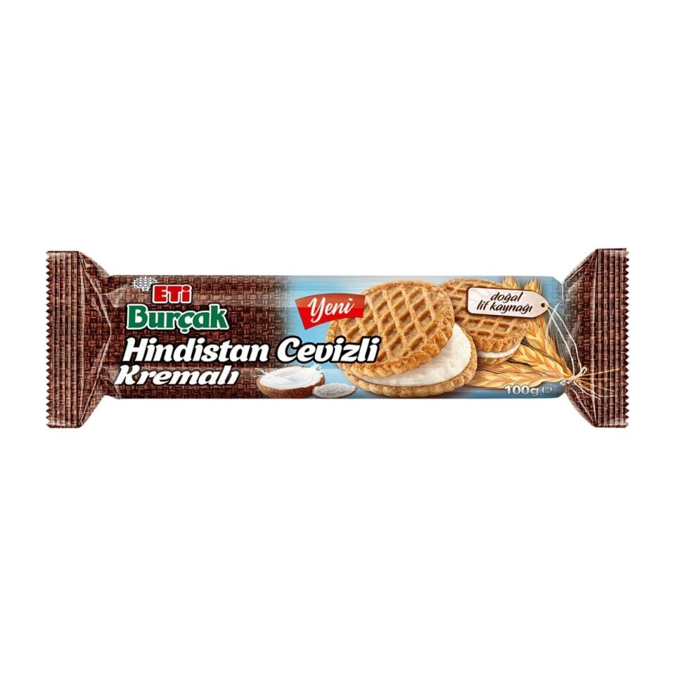 ETİ BURÇAK 100GR HİNDİSTAN CEVİZLİ KREMLI